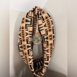 Pendleton Reversible Knit Infinity Scarf